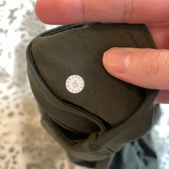 Lululemon Train Times 7/8 Pant *25" Dark Olive - Picture 3 of 3